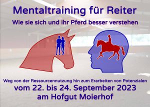 Mentaltraining für Reiter am Hofgut Moierhof