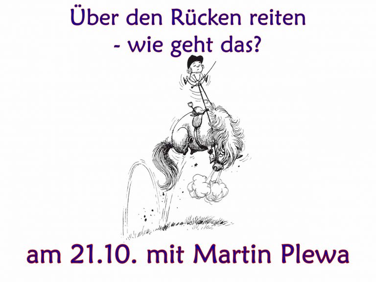 Über den Rücken reiten – wie geht das?