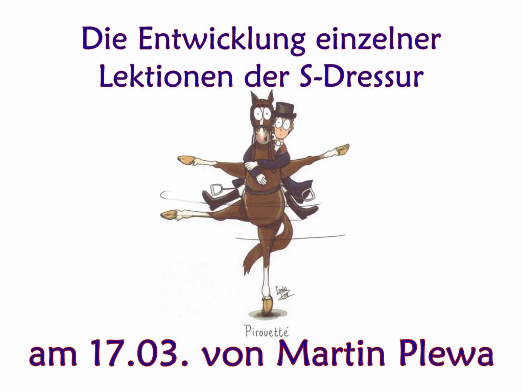 Die Entwicklung einzelner Lektionen der S-Dressur