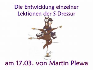 Die Entwicklung einzelner Lektionen der S-Dressur