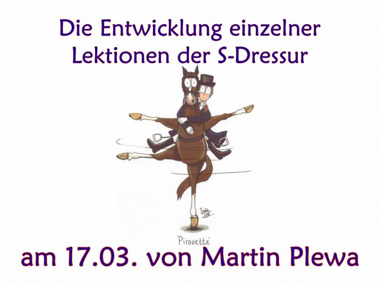 Die Entwicklung einzelner Lektionen der S-Dressur